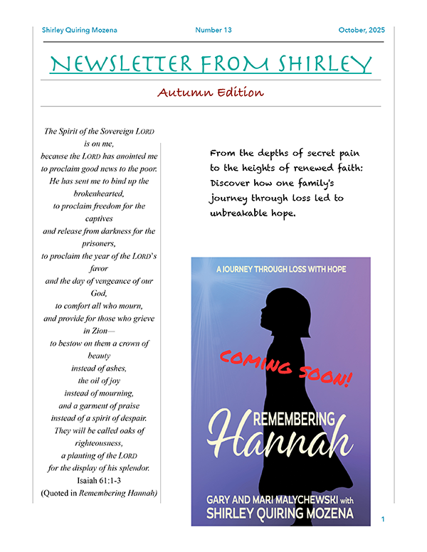 October, 2025 Newsletter